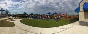 Artificial Turf Playground Panorama