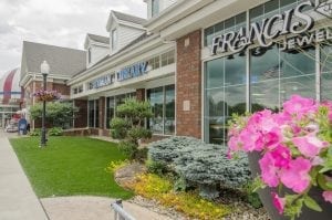 Commercial artificial turf installation