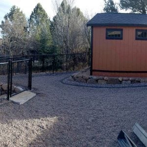 Residential K9Grass artificial turf before photo